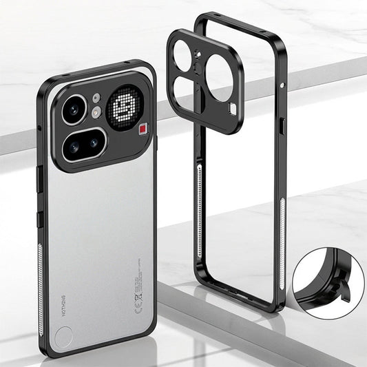 Nothing Phone 4a Pro 5G Aluminium Metal Frame Case With Metal Camera Lens Protection