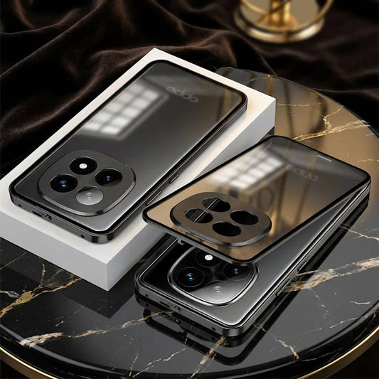 Oppo F29 Pro 5G Aluminium Metal Bumper Shield Transparent Back Case
