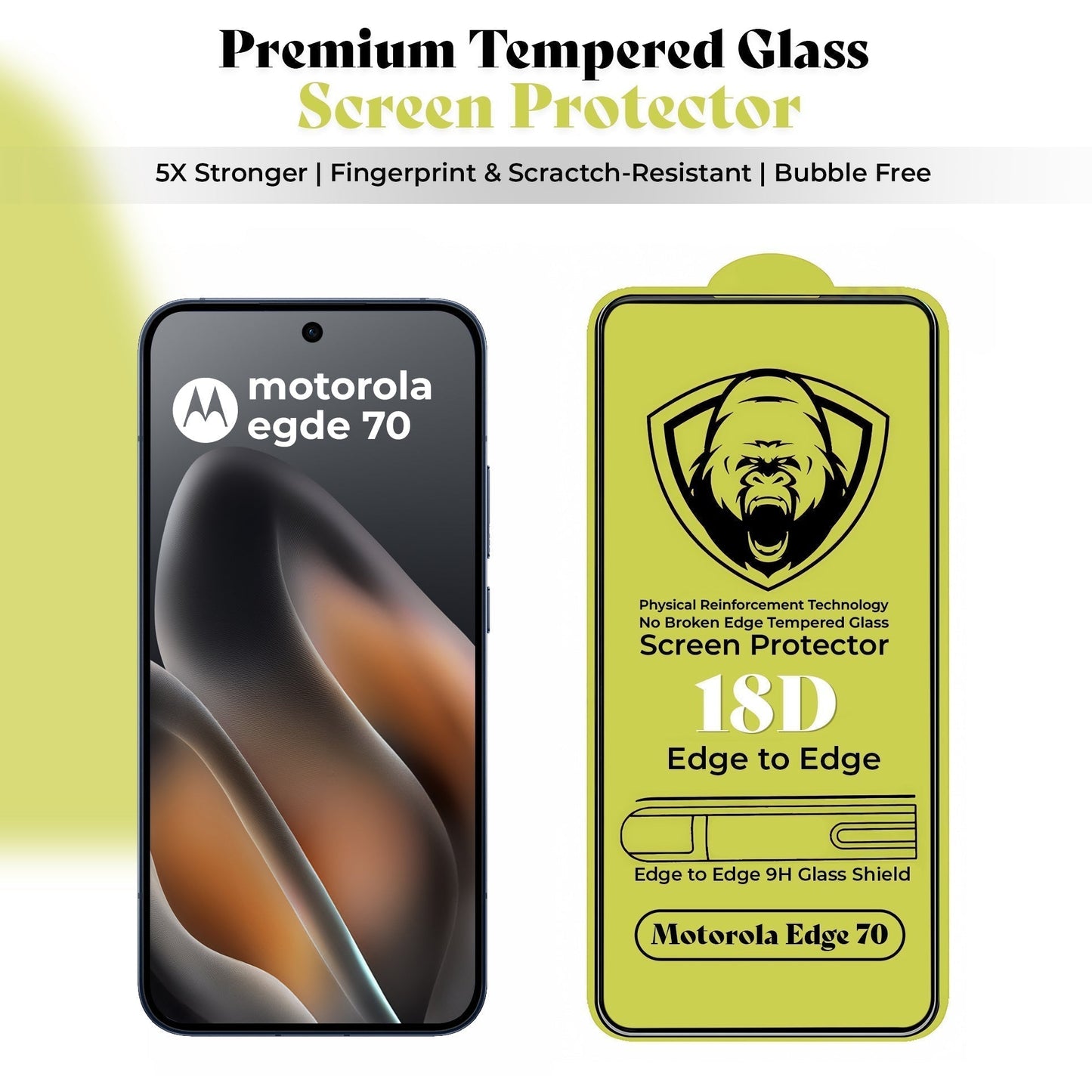 Motorola Edge 70 5G Premium Metal Frame Case